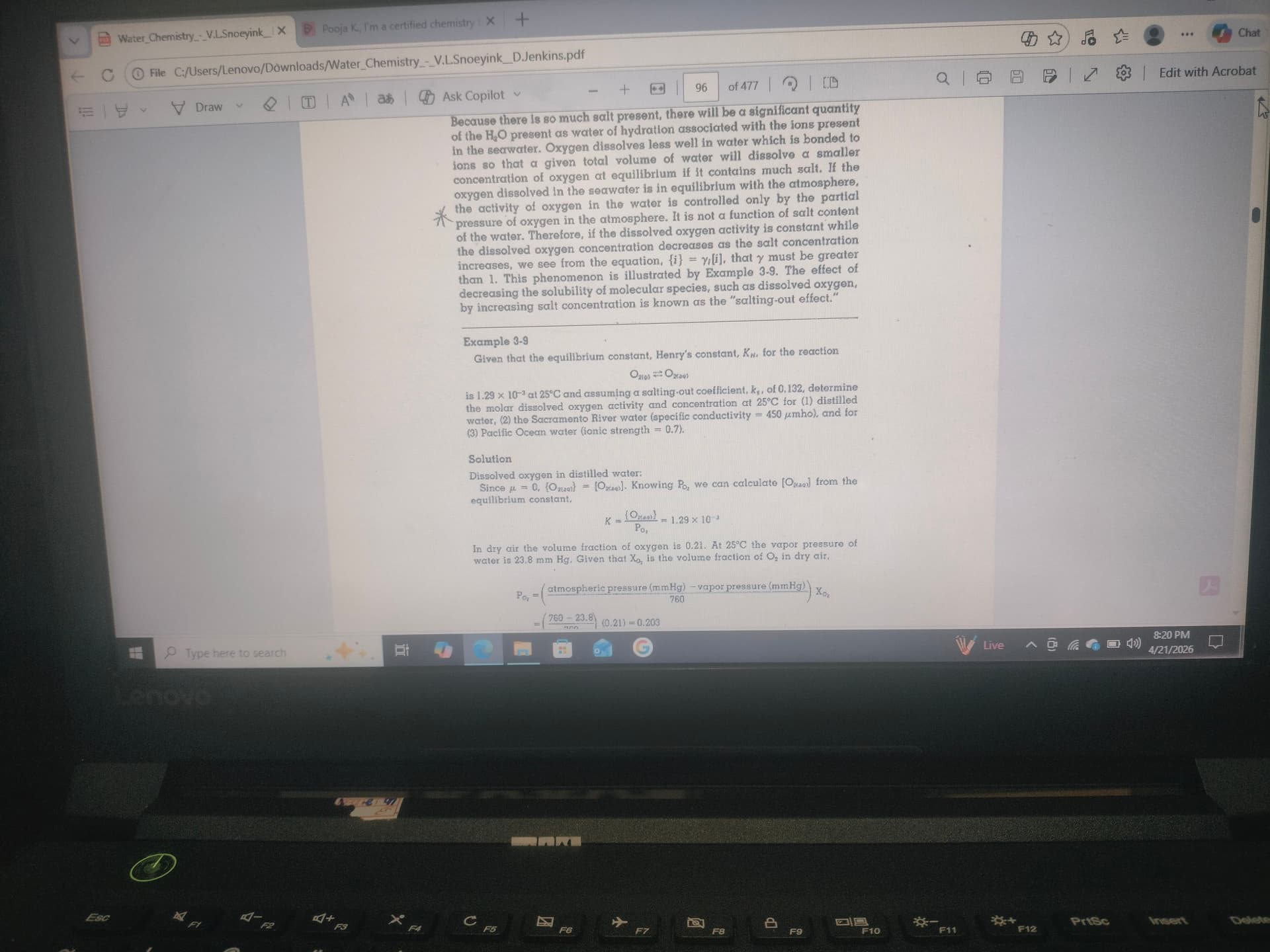 Live performance with Chemistry by Pooja  