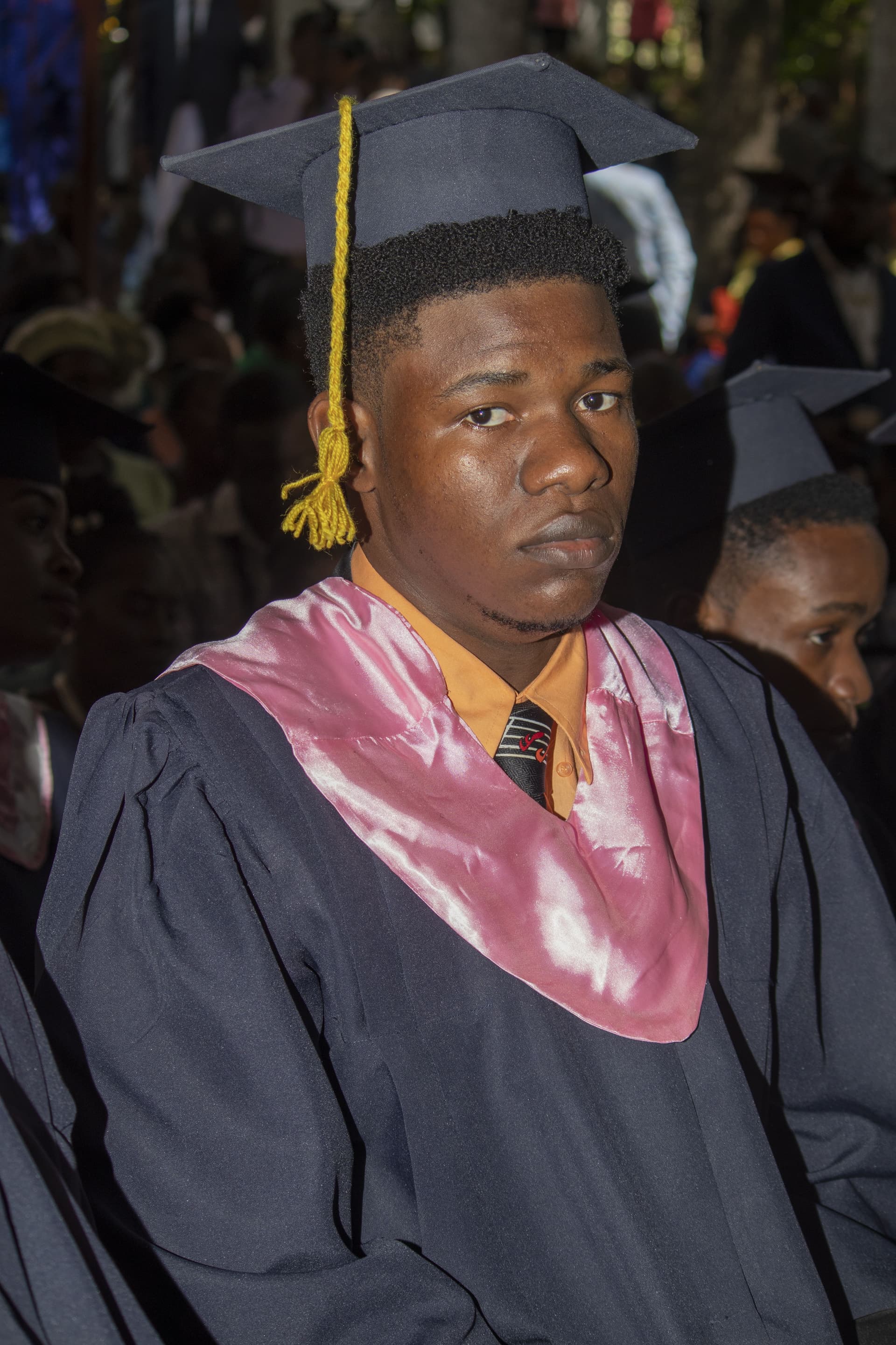 Angel  graduated from Christian North University of Haiti