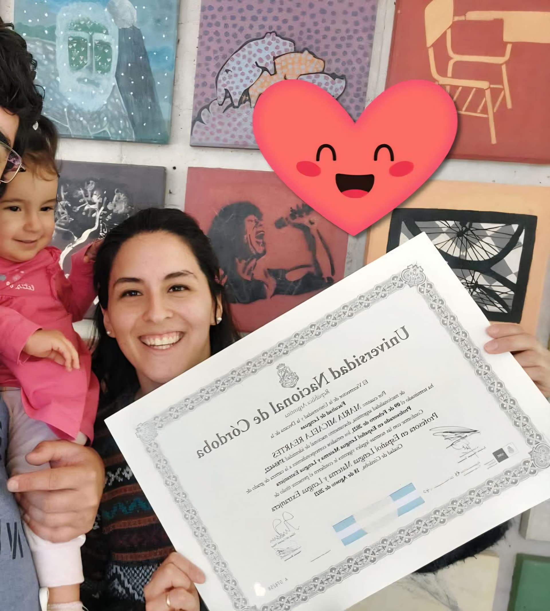 Maria graduated from Universidad Nacional de Córdoba 