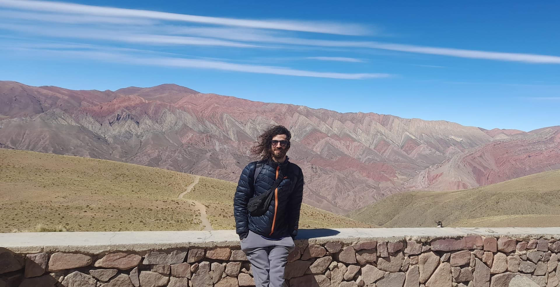 Travel snapshot of Gastón during a trip 