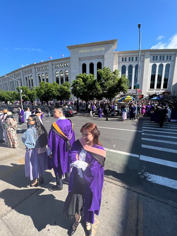 Graduation ceremony photo of Echo 