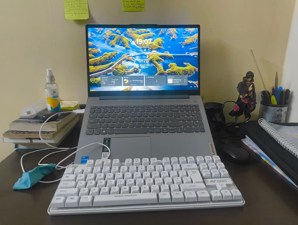 Teaching setup of Krishna for private tutoring 