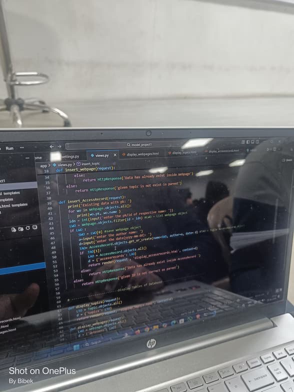 Live performance with Coding by Bibek 