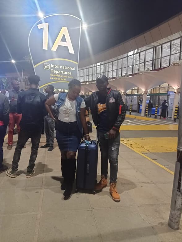 Travel snapshot of Leah during a trip 