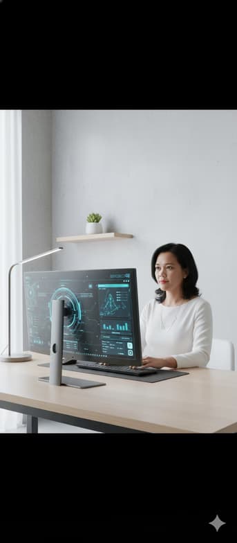 Teaching setup of Raquel  for private tutoring 