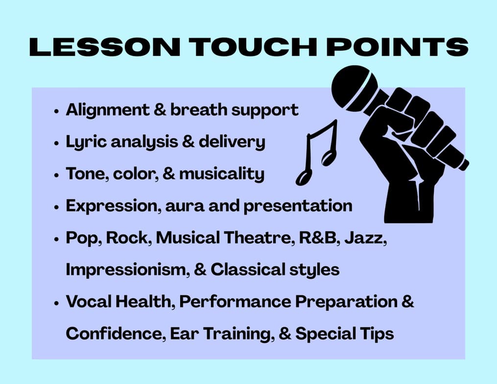 Singing learning materials by MacKenzie 