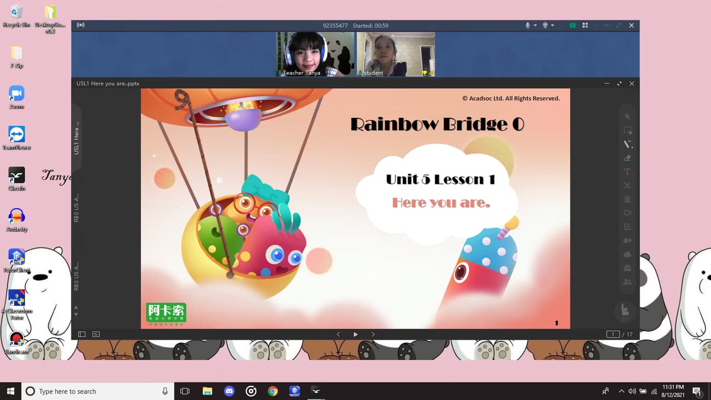 English learning materials by Tanya 