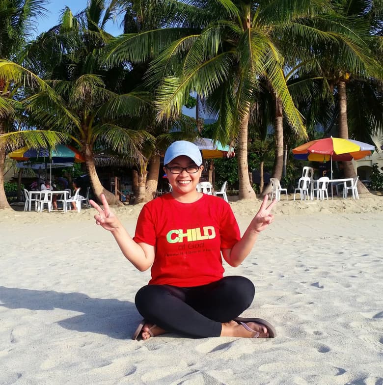 Travel snapshot of Ma Consuelo during a trip 