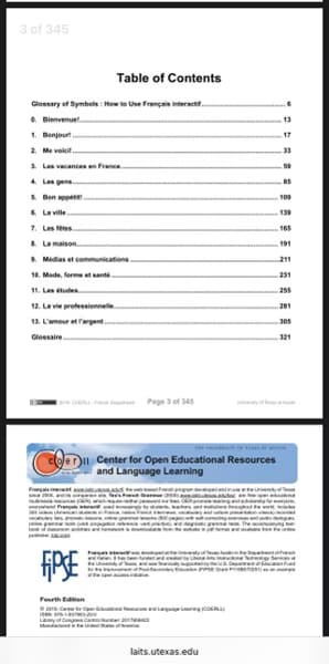 French learning materials by G Fred  