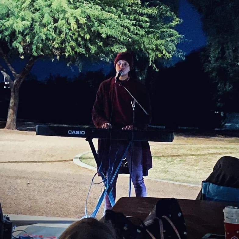 Donovinenjoying a hobby outside teaching 