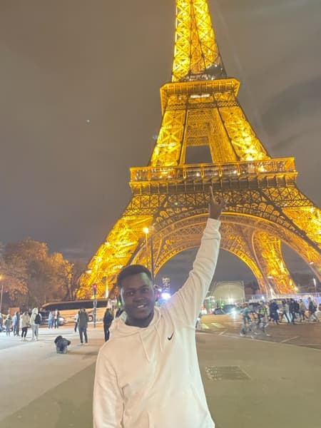 Travel snapshot of Audry during a trip 