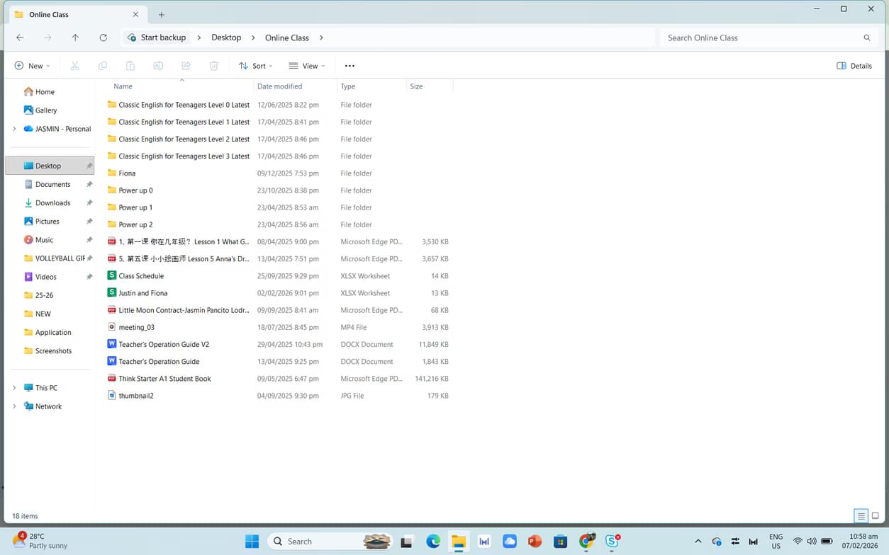 ESL learning materials by Jasmin 