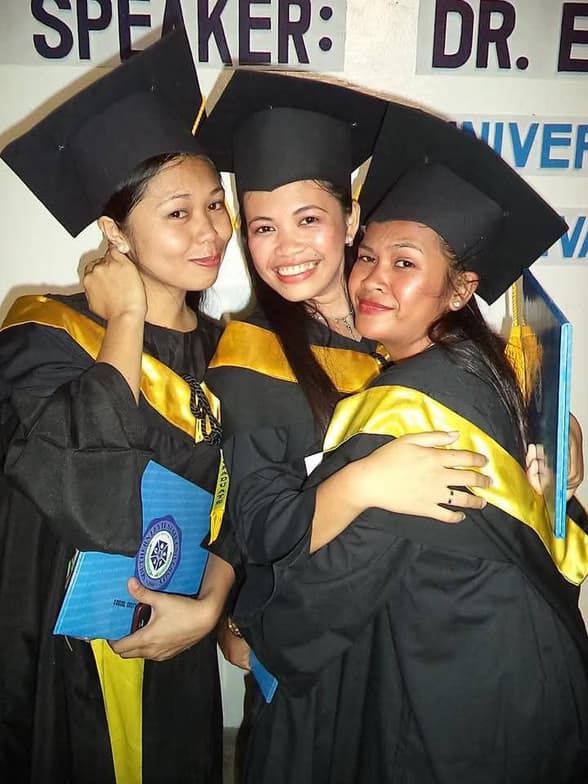 Graduation ceremony photo of Mae Ar 