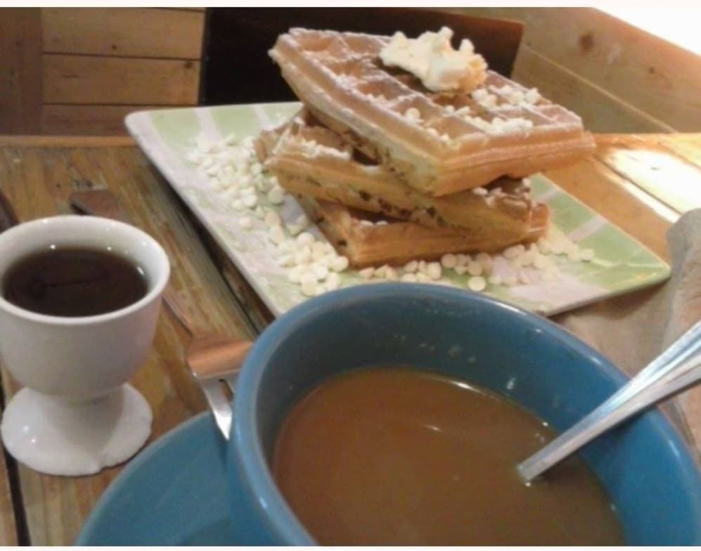 Windy enjoying a hobby outside teaching 