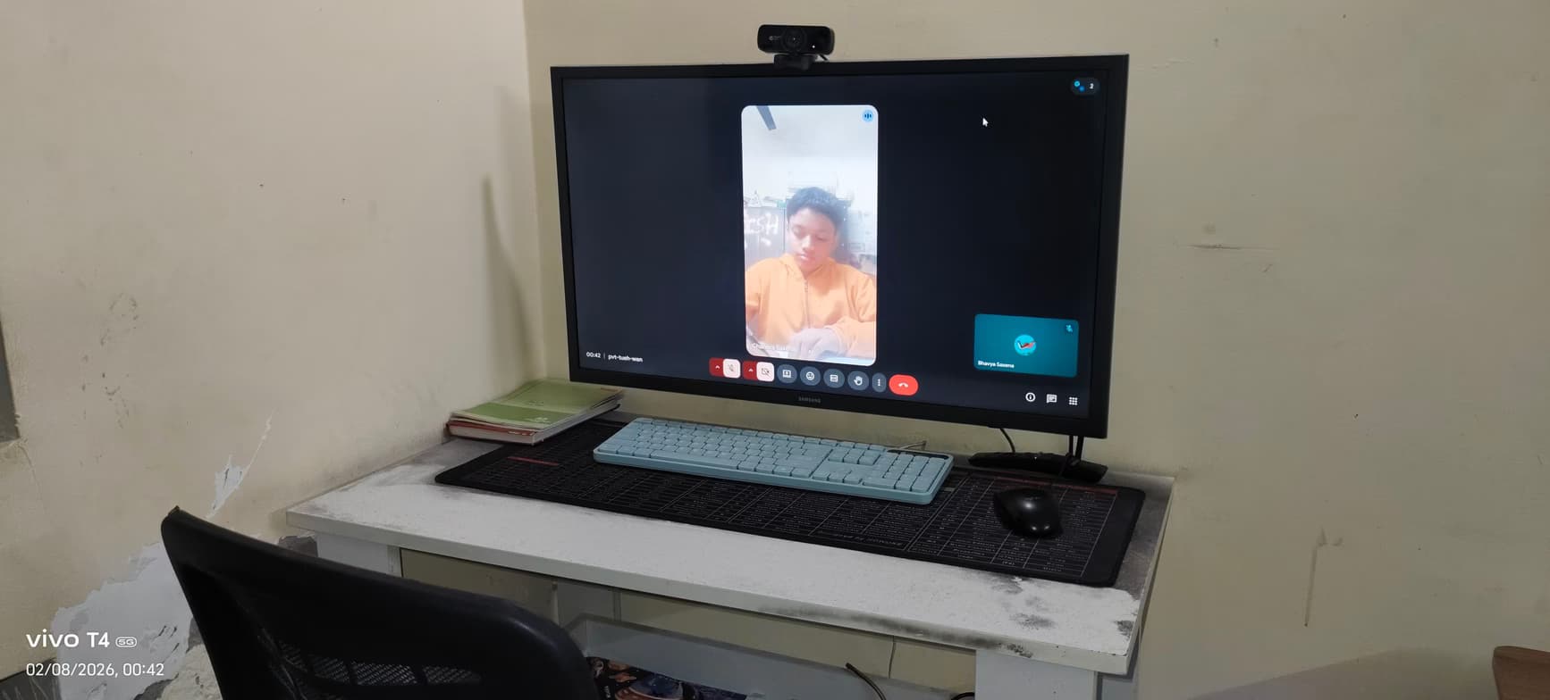 Deepika  conducting a lesson 