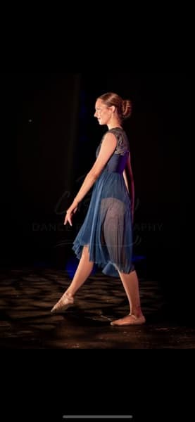 Katie enjoying a hobby outside teaching 