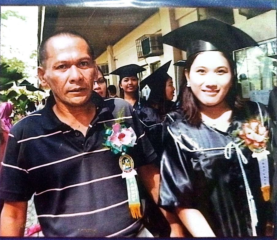 Graduation ceremony photo of Irish Mae 