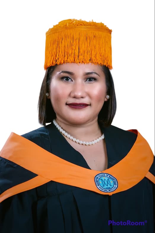 Graduation ceremony photo of Irish Mae 