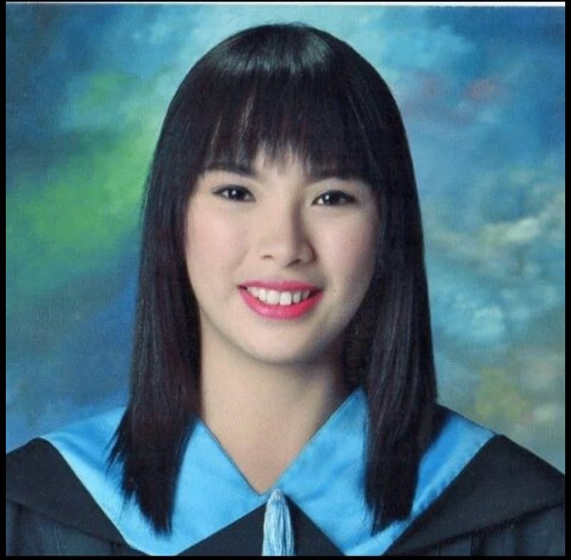 Graduation ceremony photo of KRISTINE MAE 