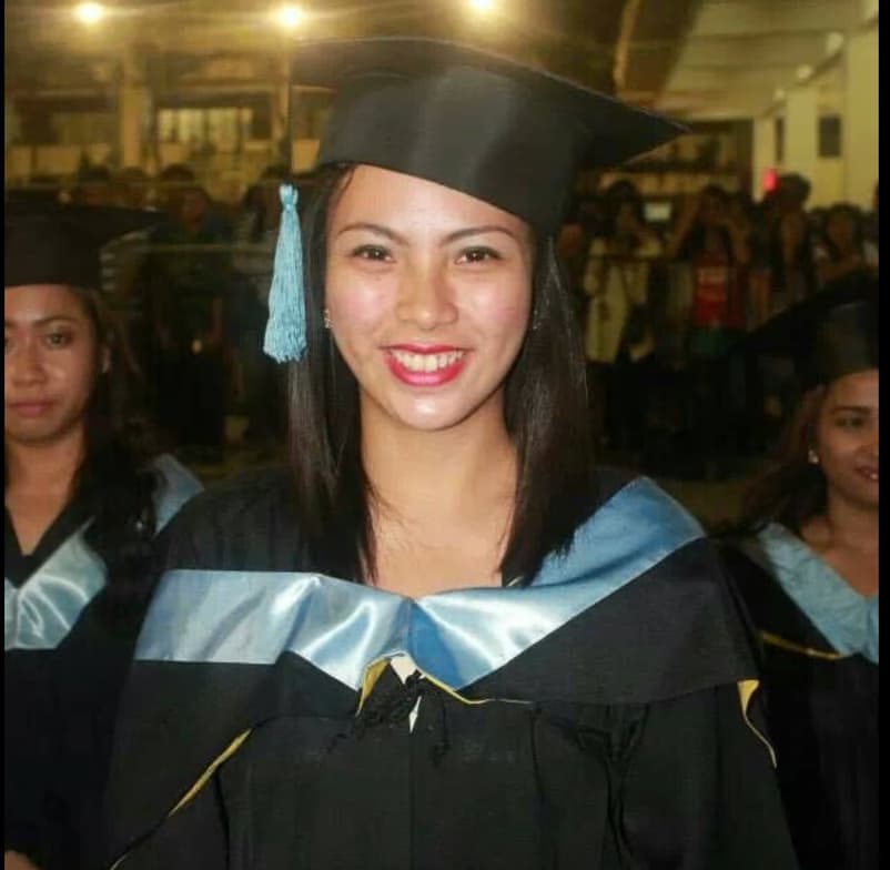 Graduation ceremony photo of KRISTINE MAE 