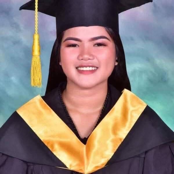 Graduation ceremony photo of Ronelyn 