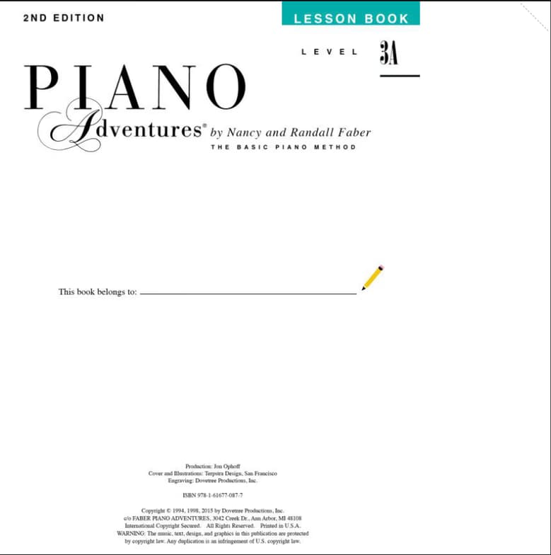 Piano learning materials by Stephanie Jean 