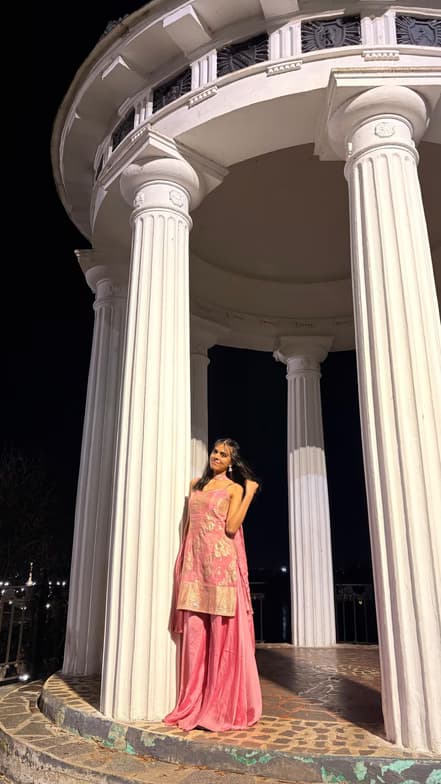 Travel snapshot of Riya  during a trip 