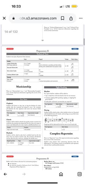 Piano learning materials by Arianna 