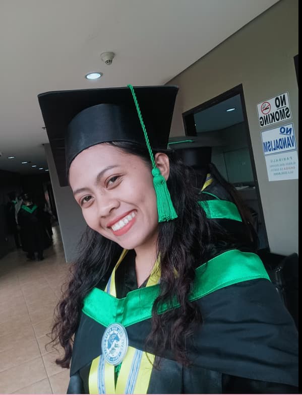 Graduation ceremony photo of Laliene Joyce 