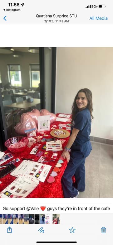 Graduation ceremony photo of Valentina 