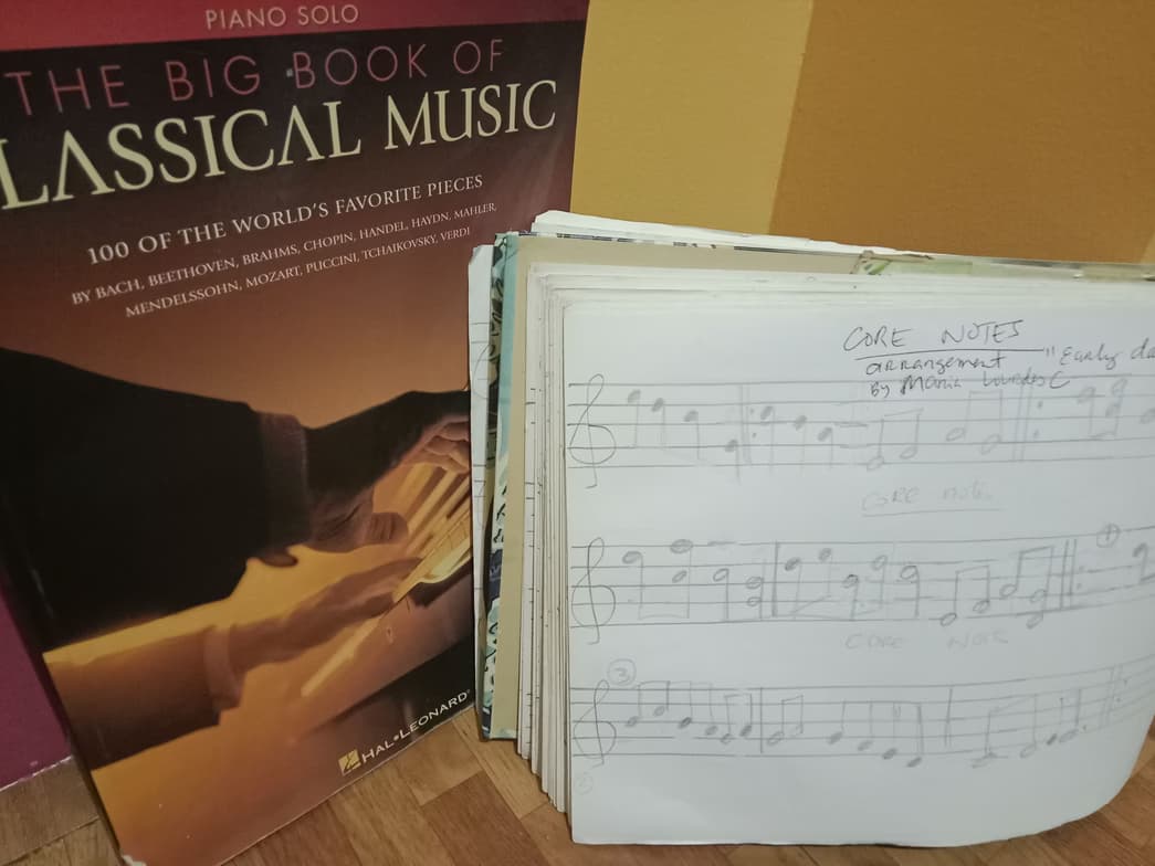Piano learning materials by Maria Lourdes P 