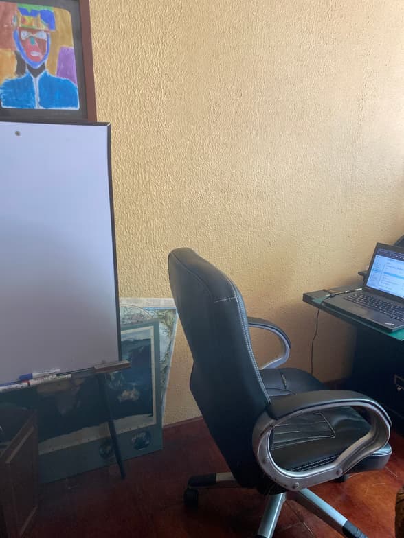 Teaching setup of Aldo for private tutoring 