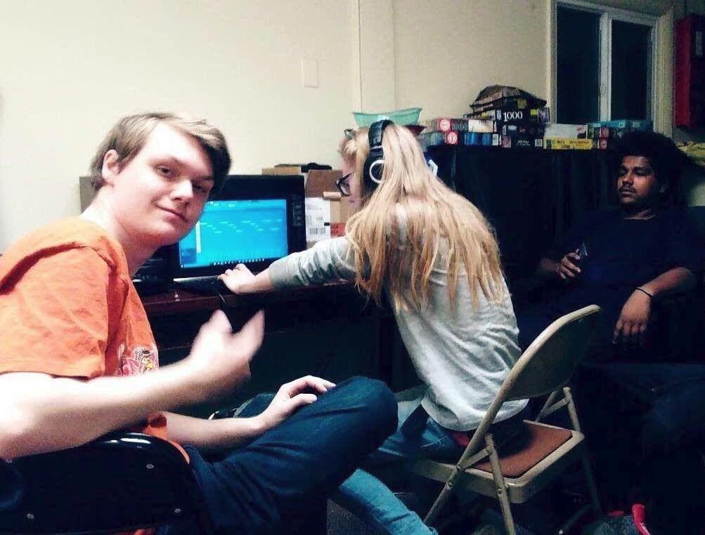 Dylanenjoying a hobby outside teaching 