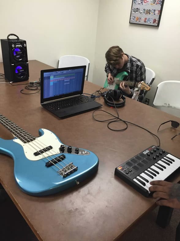 Dylanenjoying a hobby outside teaching 