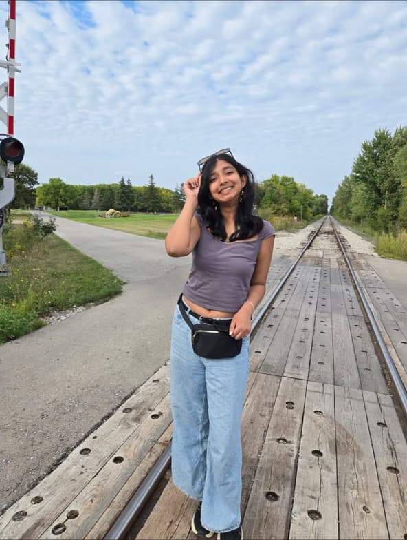 Travel snapshot of Vedha during a trip 