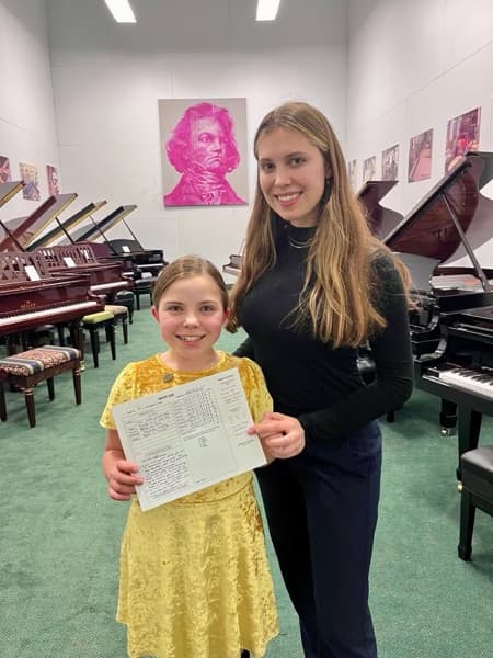 Sophia conducting a lesson 