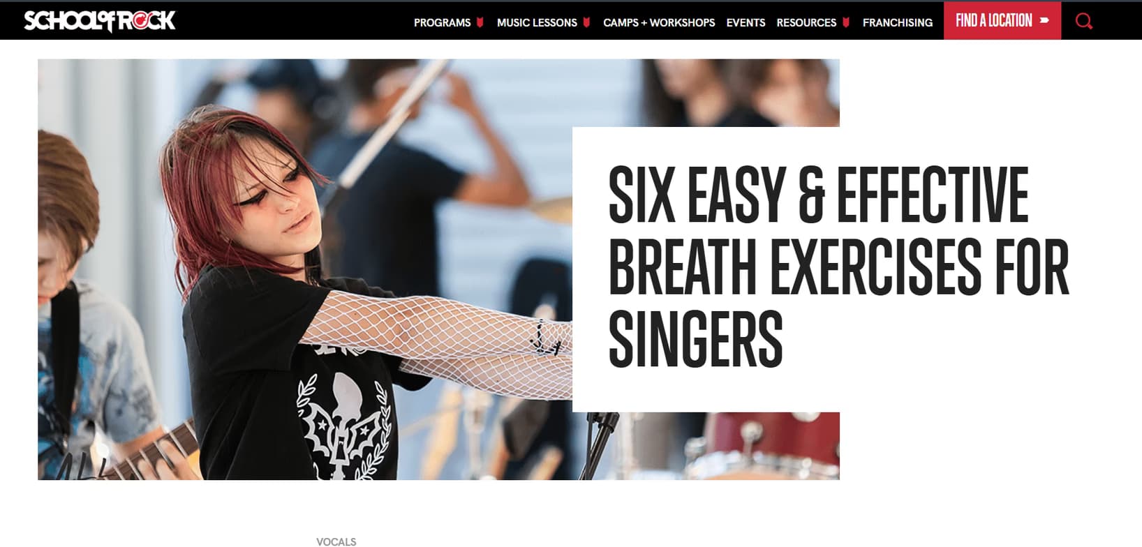 Singing learning materials by Allen  