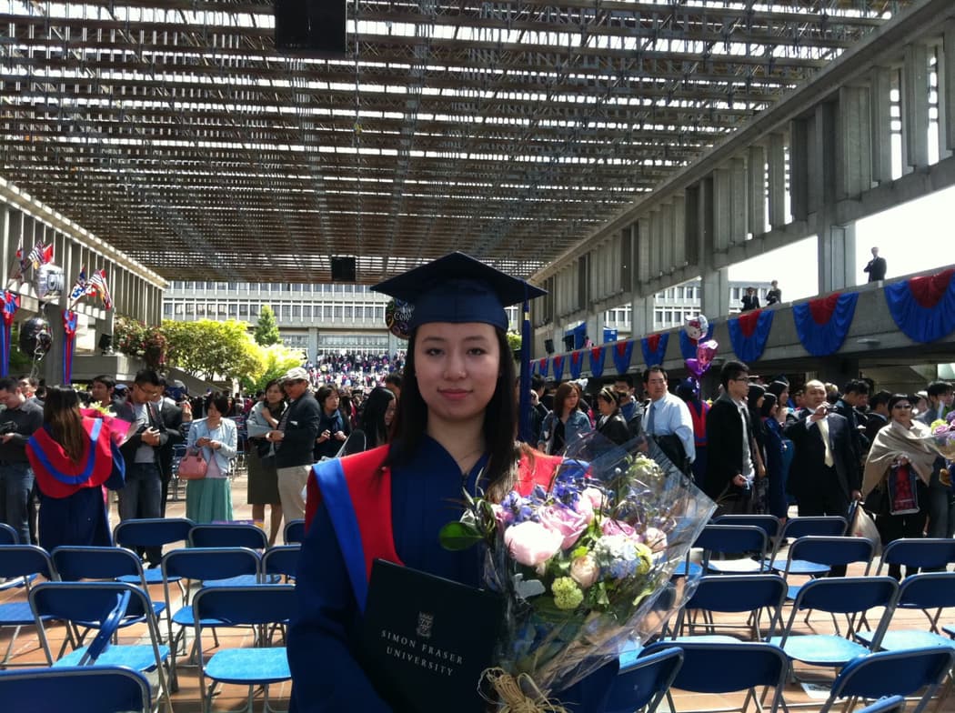 Graduation ceremony photo of Melody 