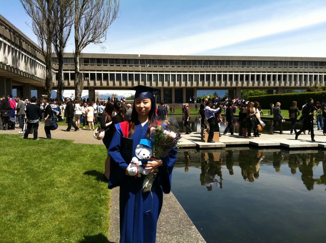 Graduation ceremony photo of Melody 