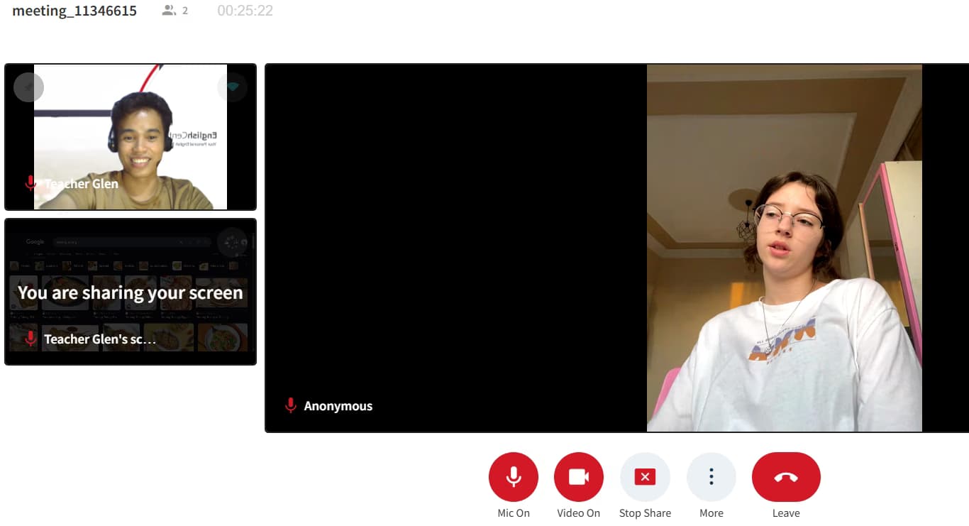 Glendon conducting a lesson 