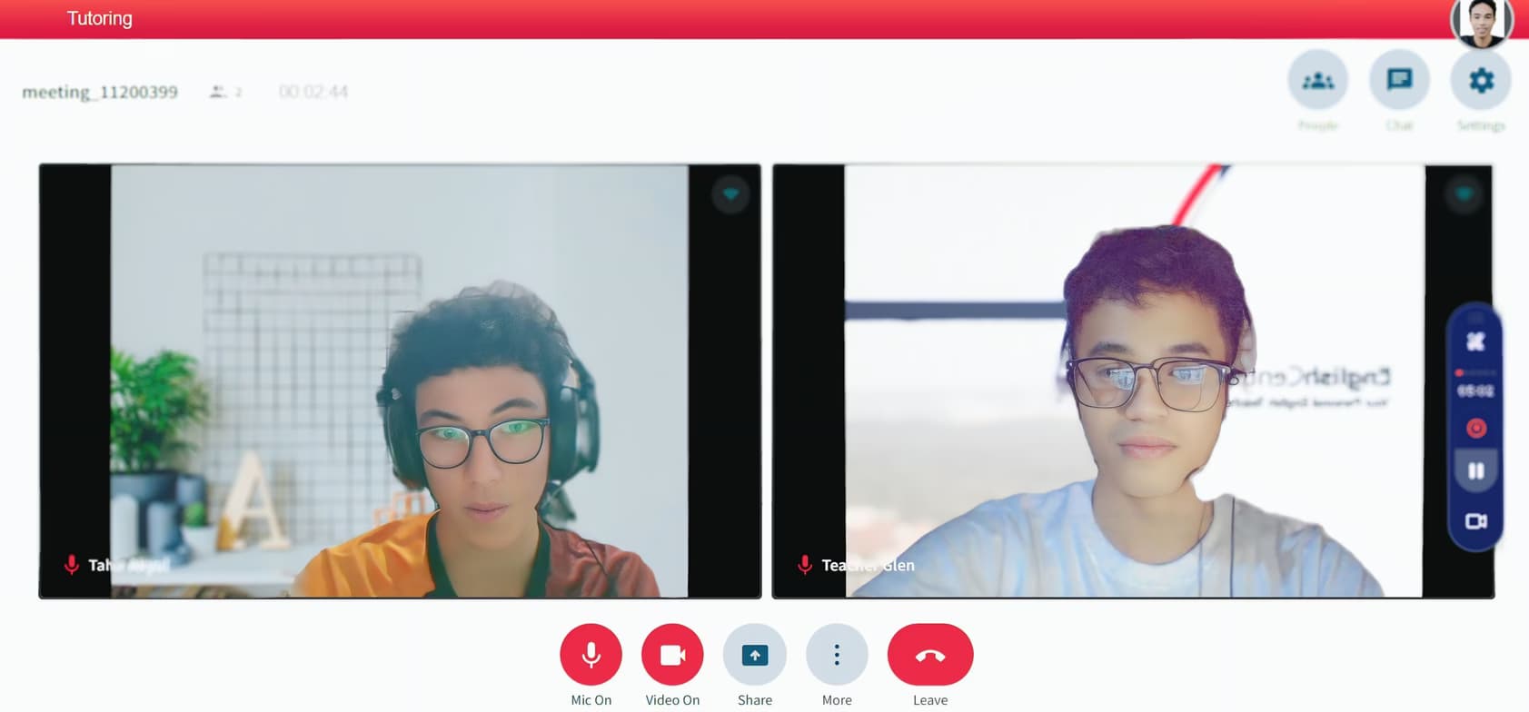 Glendon conducting a lesson 