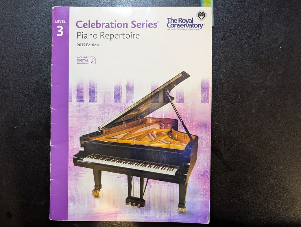 Piano learning materials by Cassandra  