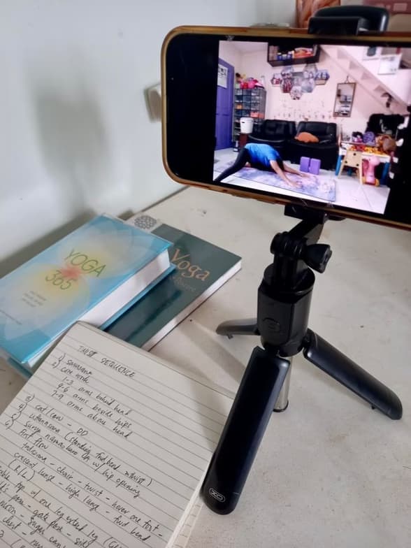 Yoga learning materials by Ananya 