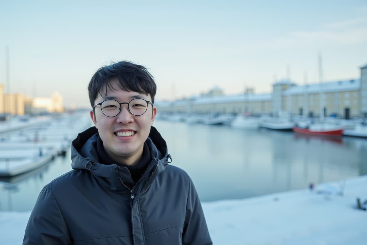 Travel snapshot of Daniel during a trip 