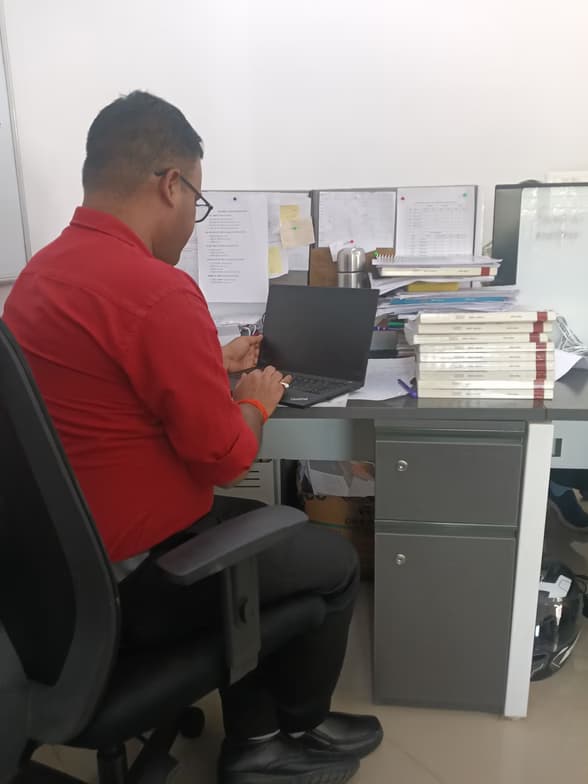 Teaching setup of Harendra Kumar  for private tutoring 