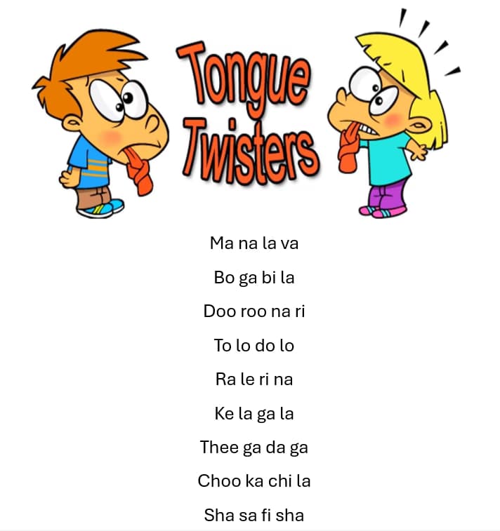 Singing learning materials by Louise 