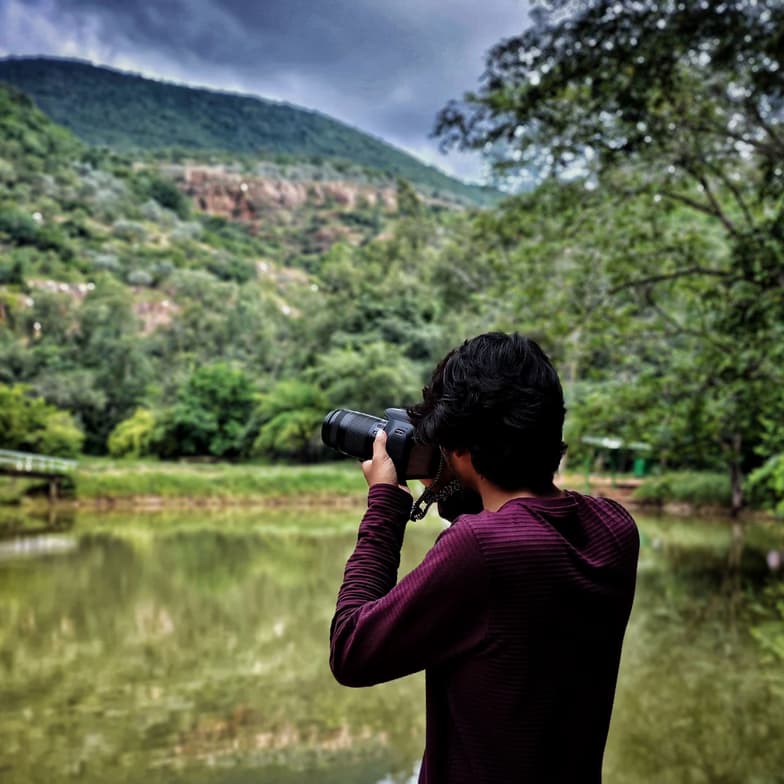 Girish Kumar enjoying a hobby outside teaching 