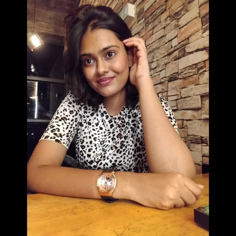 Travel snapshot of Navya during a trip 