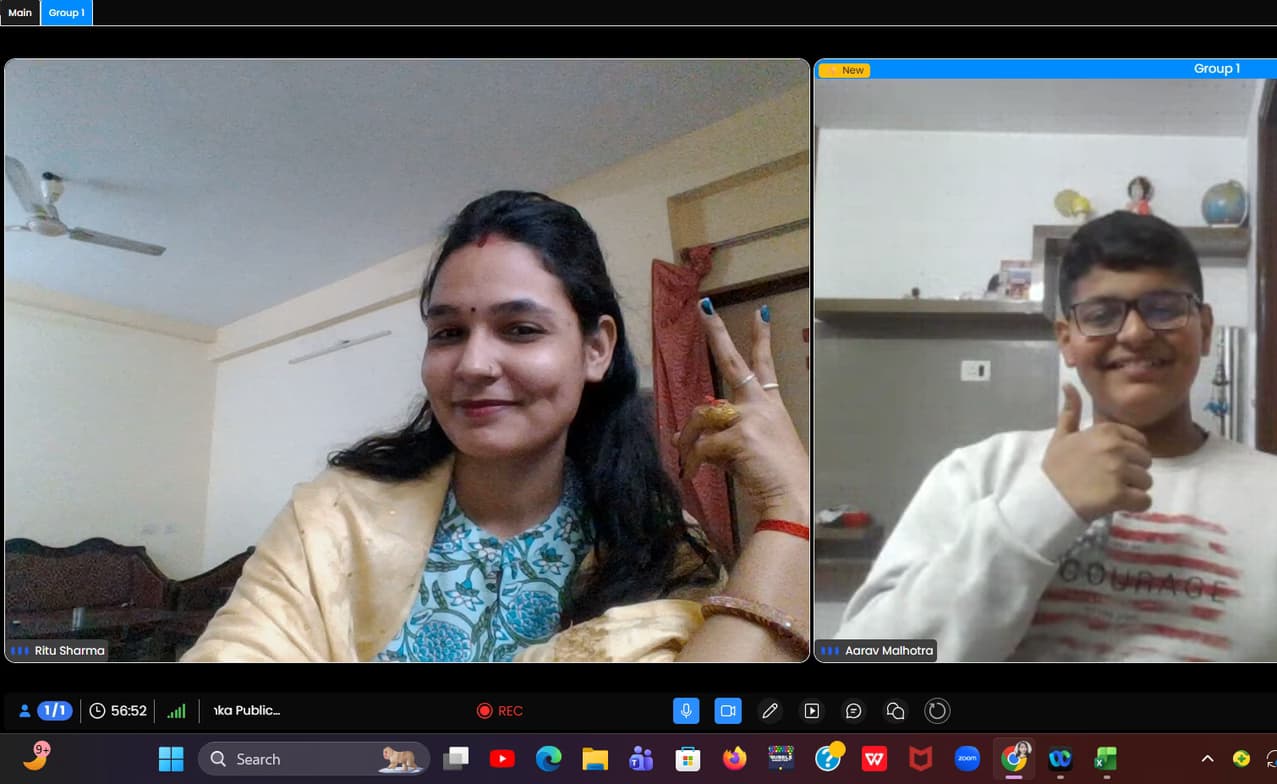 RITU conducting a lesson 