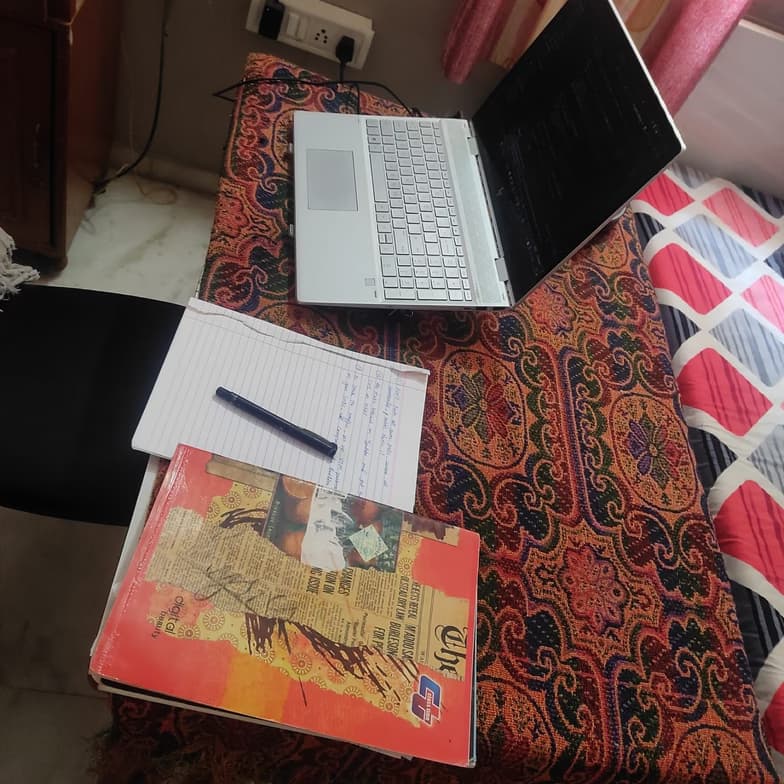Teaching setup of Sudarshan for private tutoring 